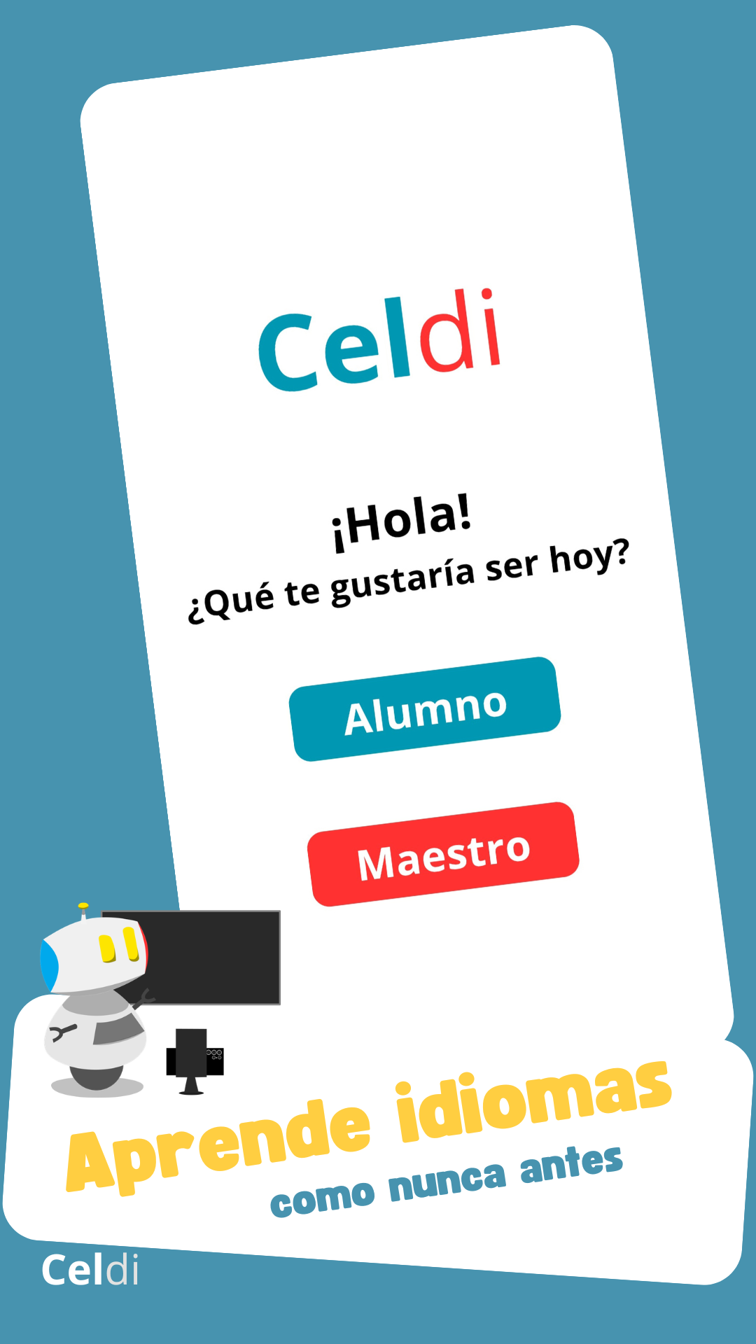 Pantalla principal de Celdi App